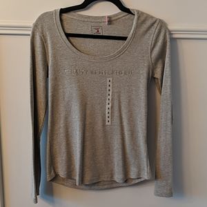 Women's Vintage Bling Tommy Hilfiger LS T-shirt
